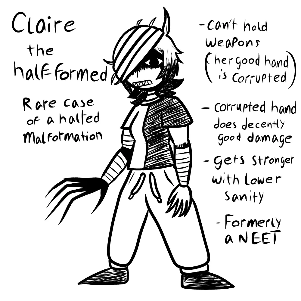 Claire from DELIRIUM's creation.