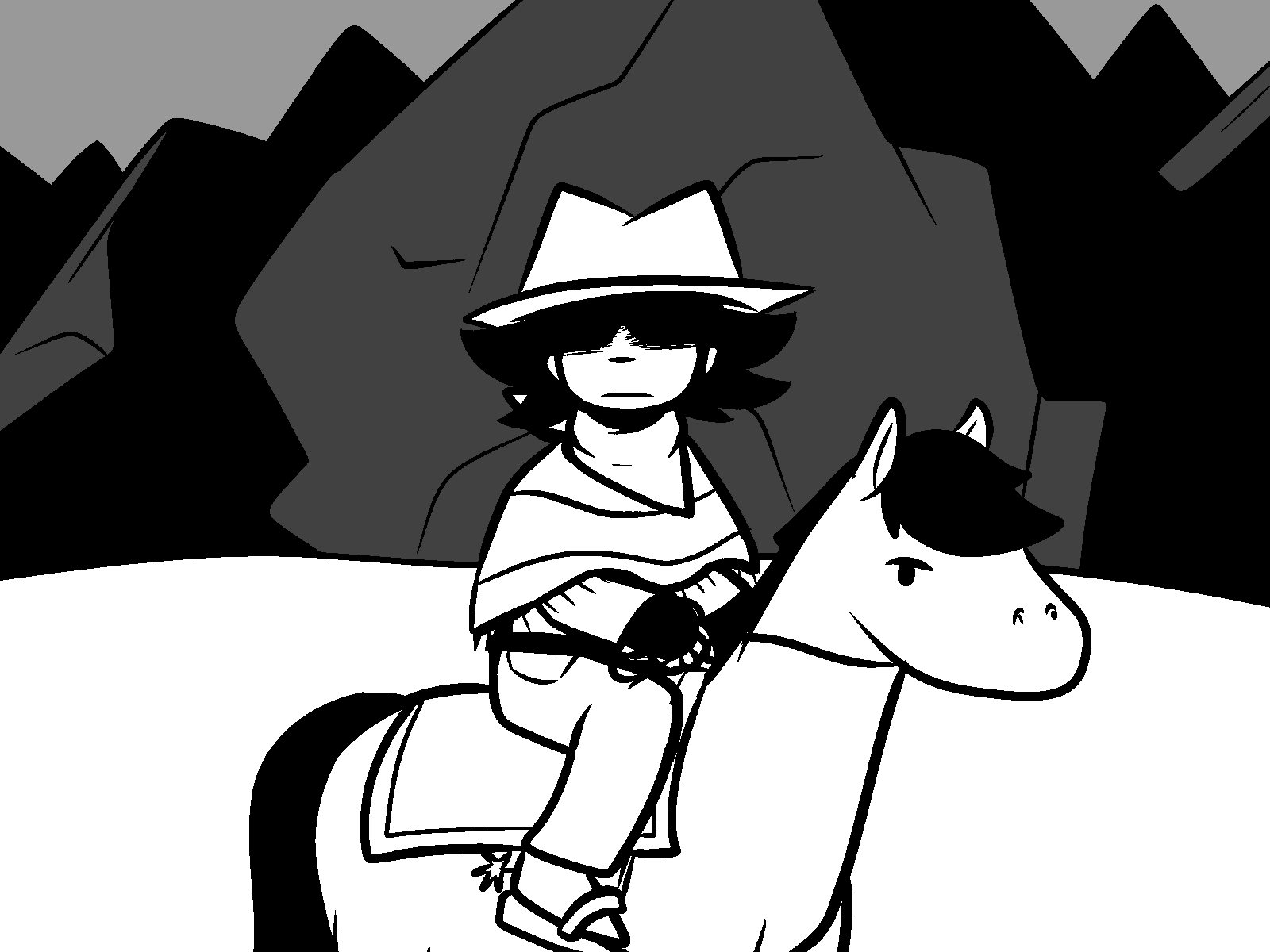 Concept art for Morado Town, a scrapped project.