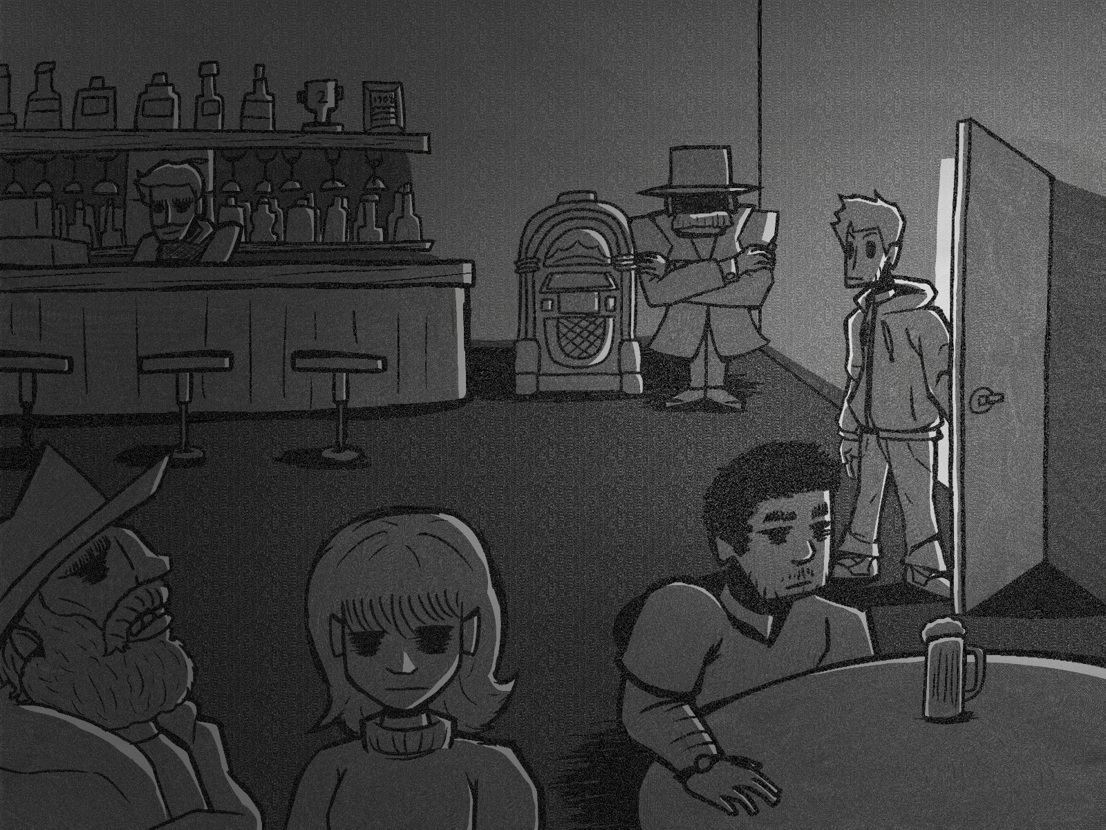 First concept art piece for Off The Road.