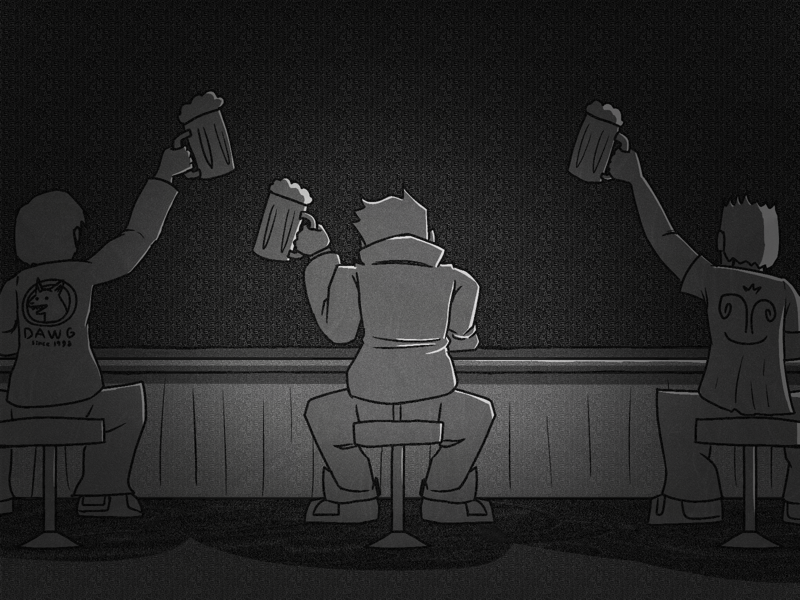 Second concept art piece for Off The Road.