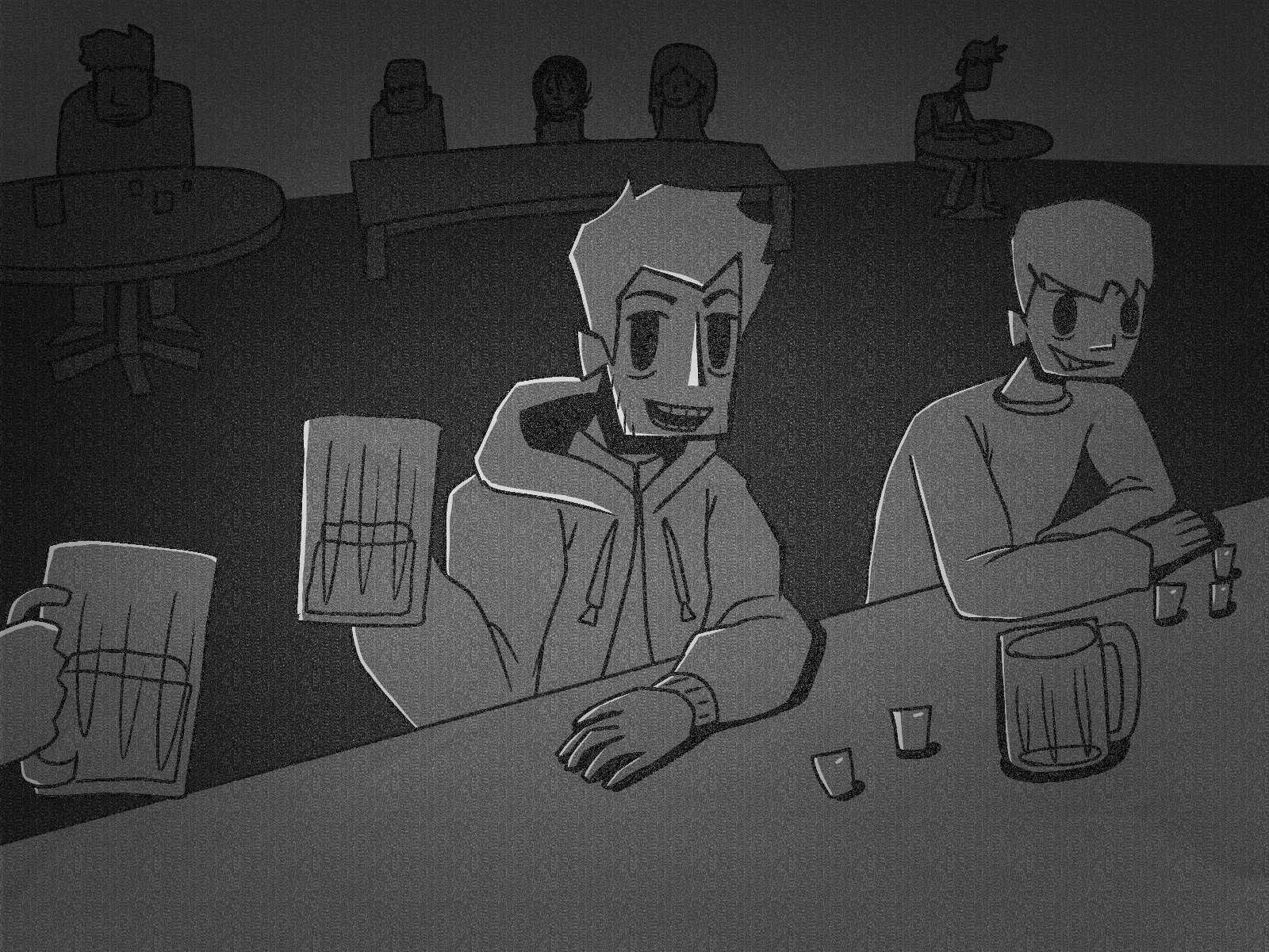 Third concept art piece for Off The Road.
