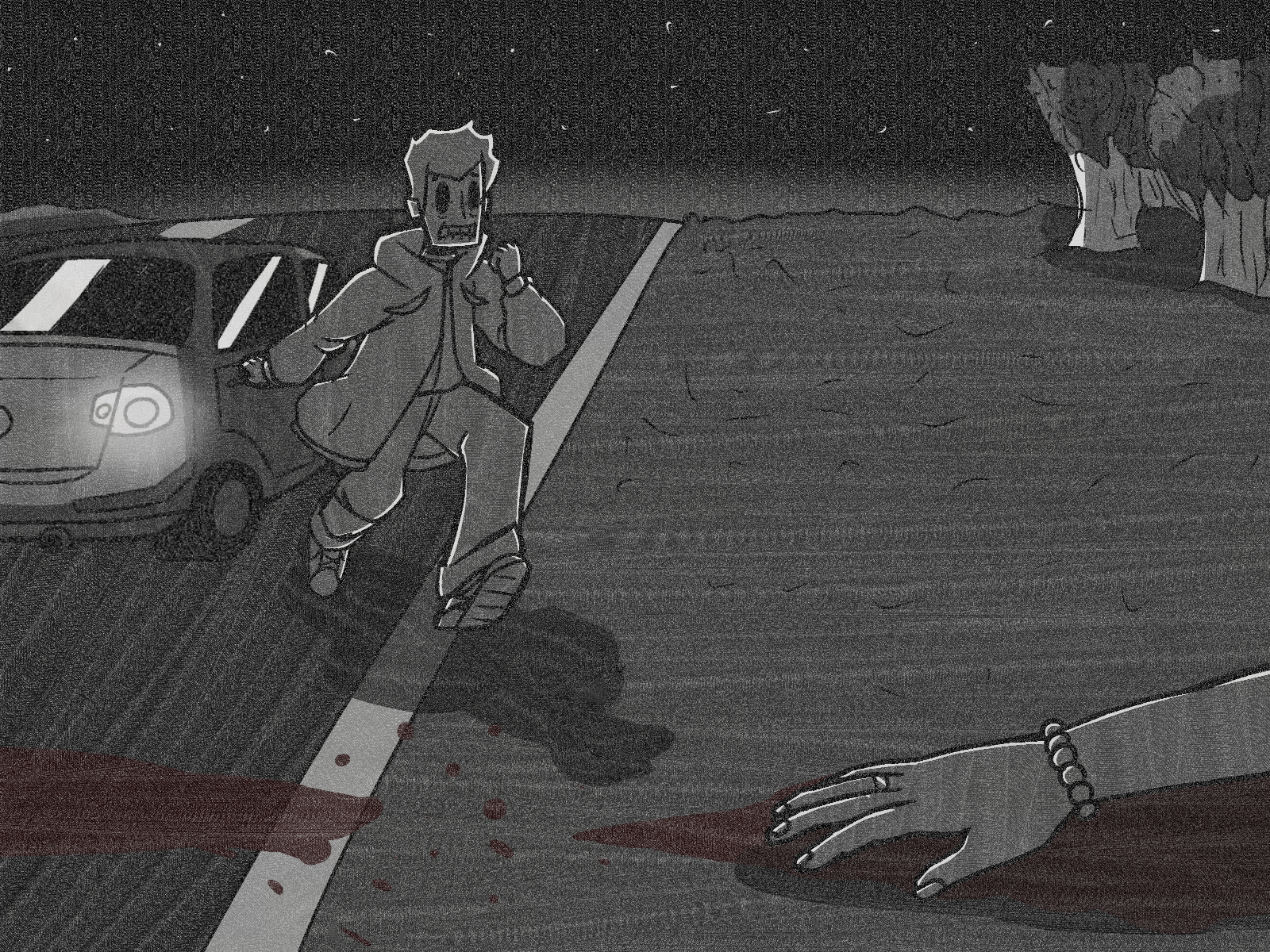 Fifth concept art piece for Off The Road.