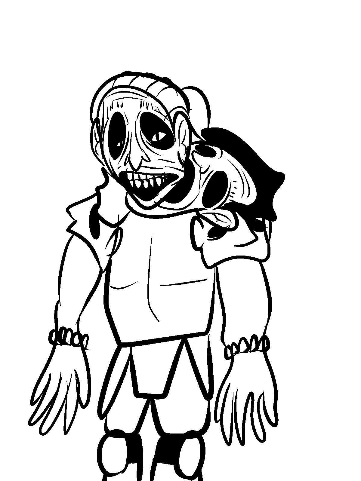 The design of the skinful from The Ruins.
