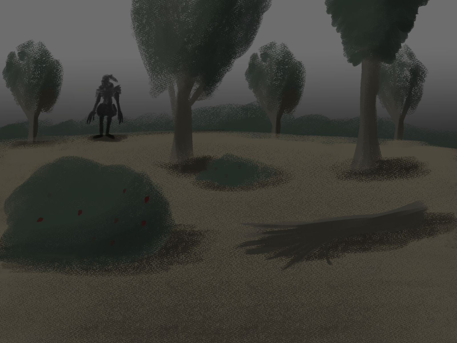 Testing the background style of The Ruins 2.